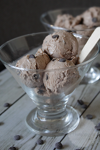 Chocolade mascarpone ijs | HandmadeHelen