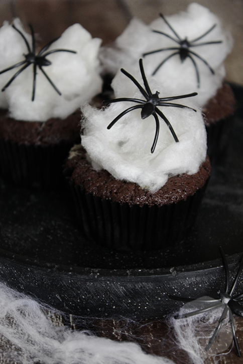 Spinnenweb cupcakes | HandmadeHelen
