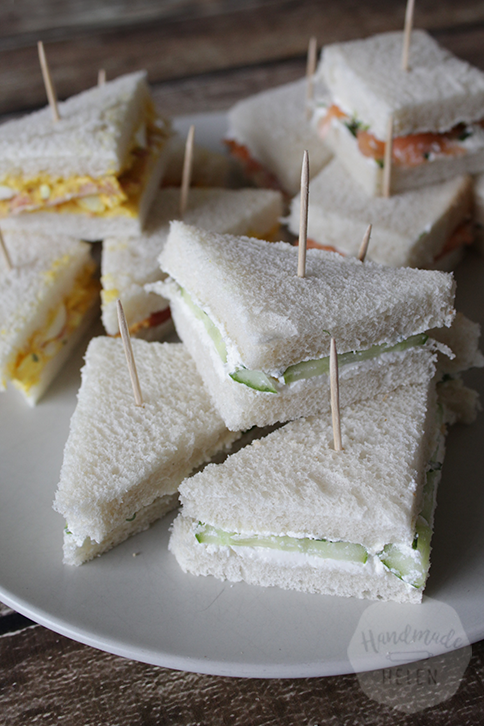 3x high tea sandwiches | HandmadeHelen